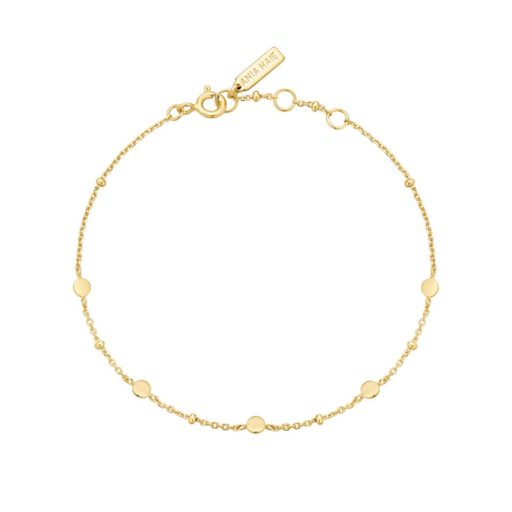 Ania Haie Disc Station Gold Bracelet - B063-01G