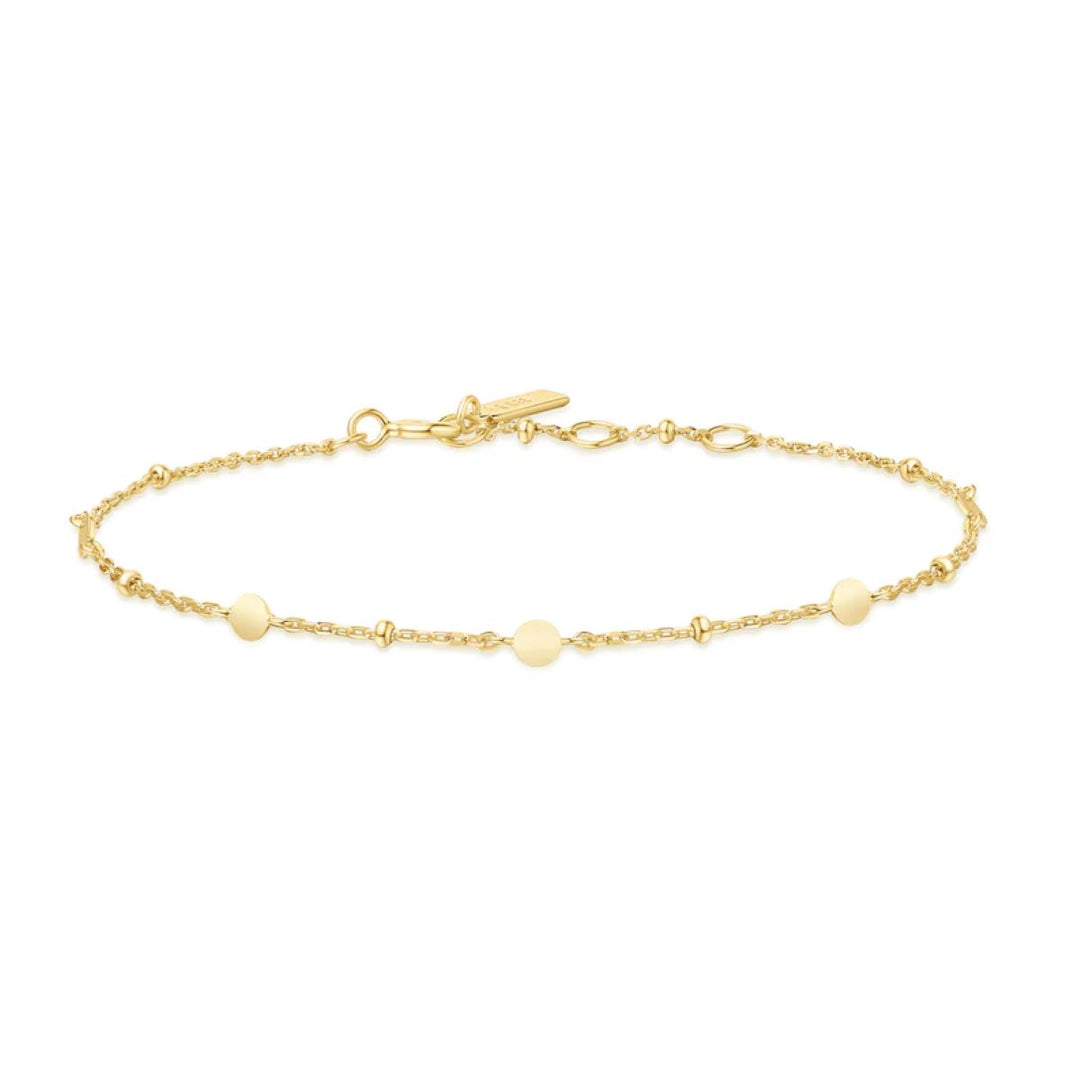 Ania Haie Disc Station Gold Bracelet - B063-01G