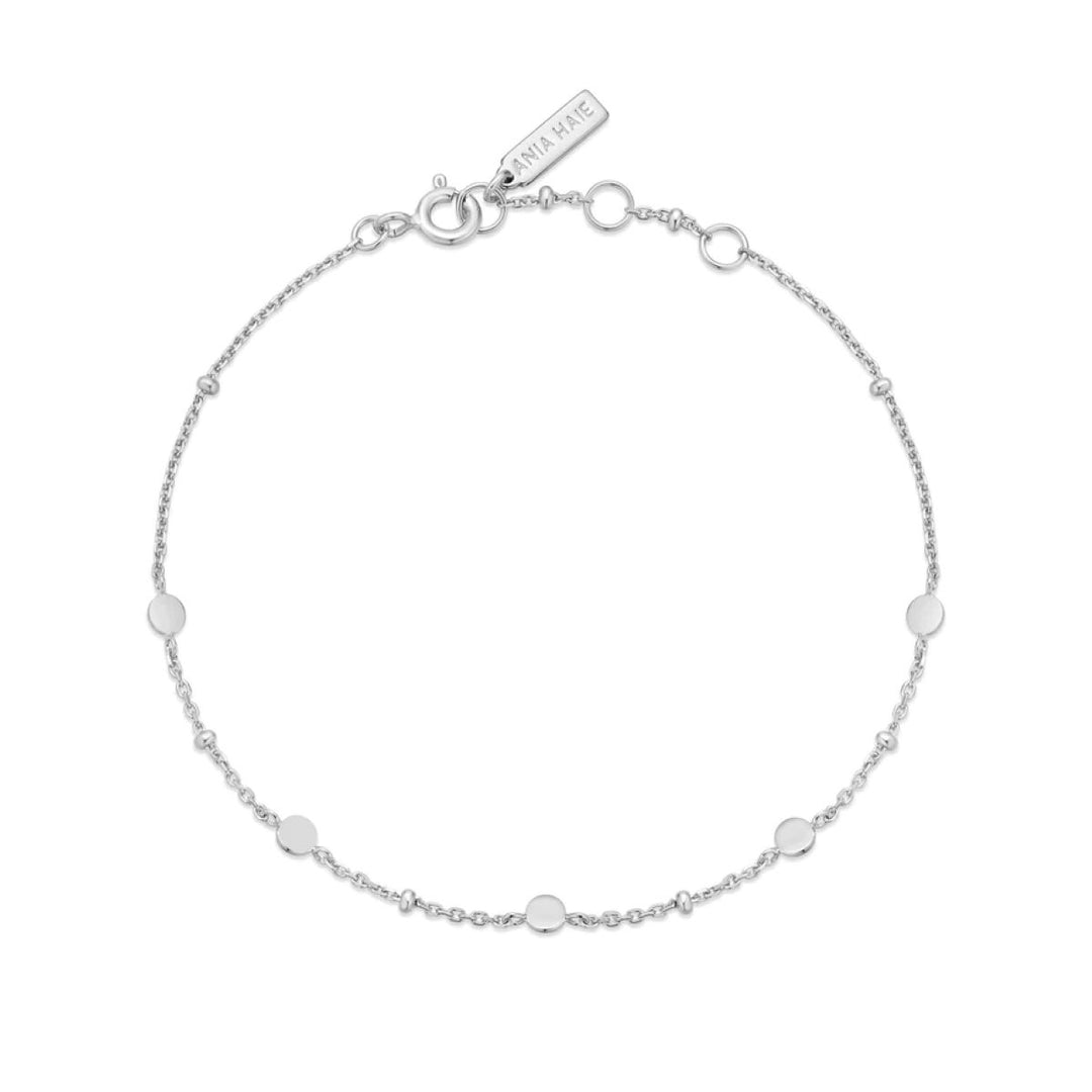 Ania Haie Disc Station Silver Bracelet - B063-01H