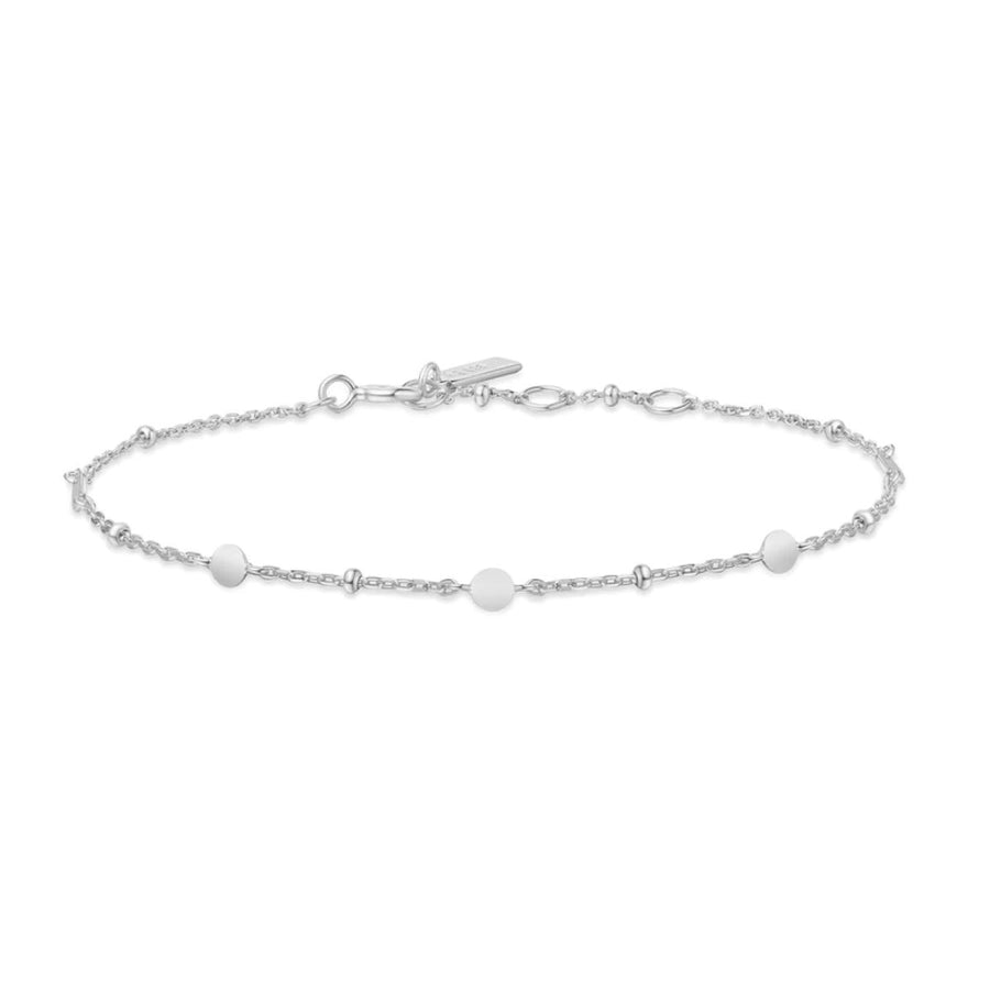 Ania Haie Disc Station Silver Bracelet - B063-01H