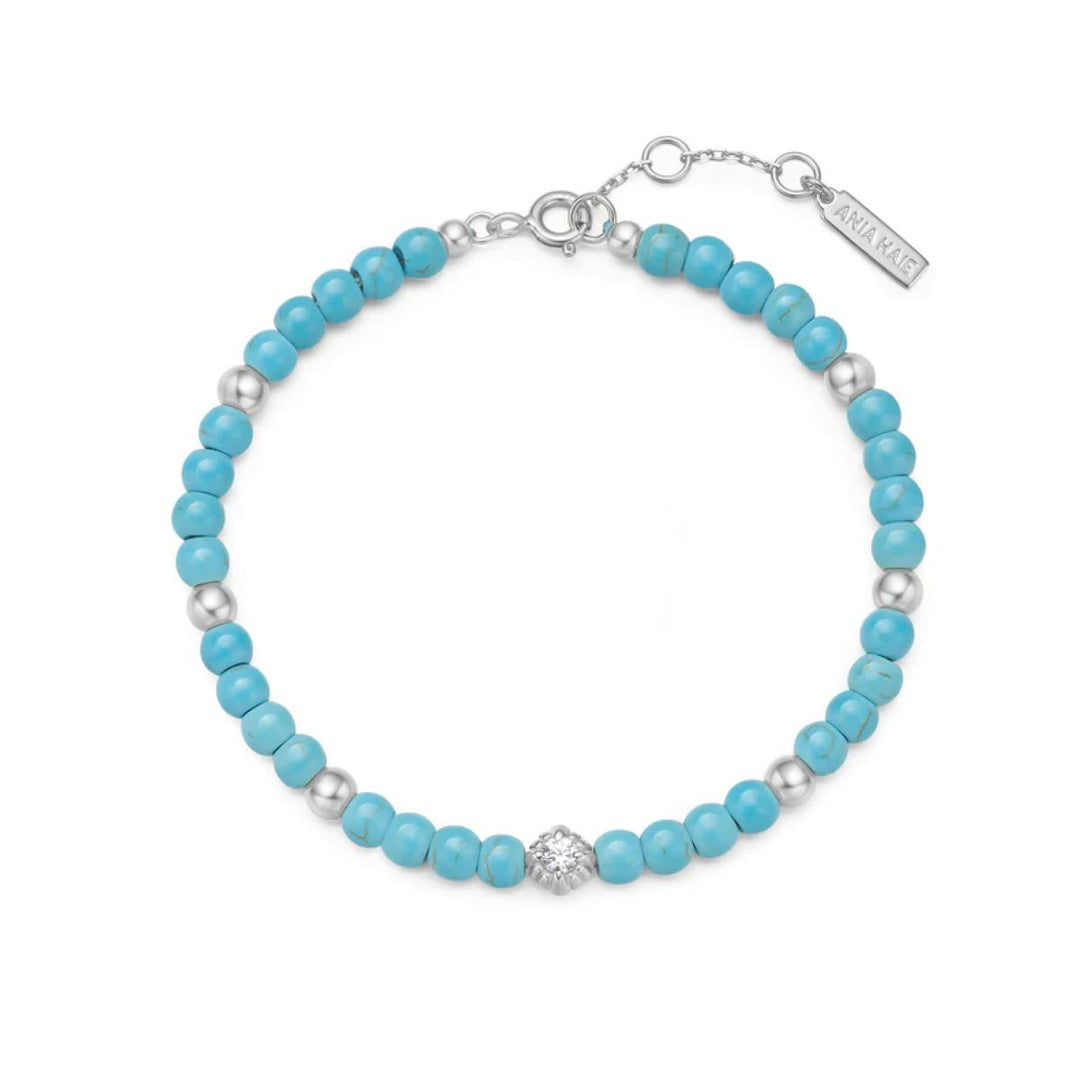 Ania Haie Lab Created Turquoise Silver Bracelet - B063-04H