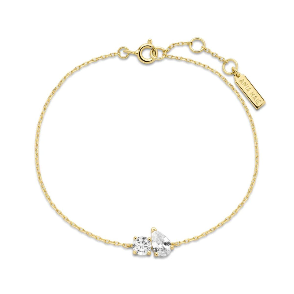 Ania Haie Toi & Moi Gold Bracelet. Item code B071-03G.