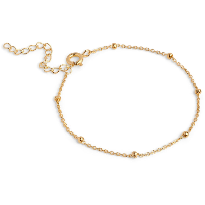 Enamel Copenhagen Beaded Chain Gold Bracelet. Item code B153G.