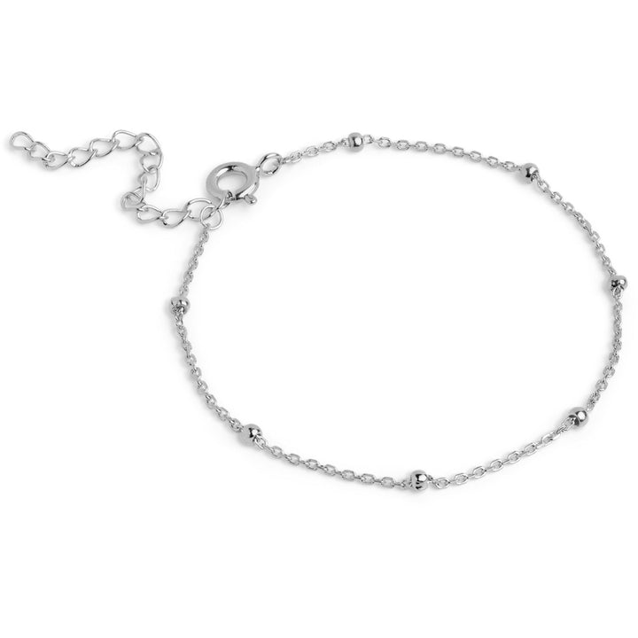 Enamel Copenhagen Beaded Chain Silver Bracelet. Item code B153S.