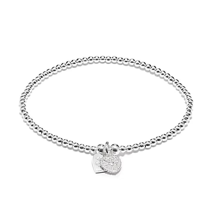 Annie Haak Santeenie Silver Charm Bracelet - Vintage Heart