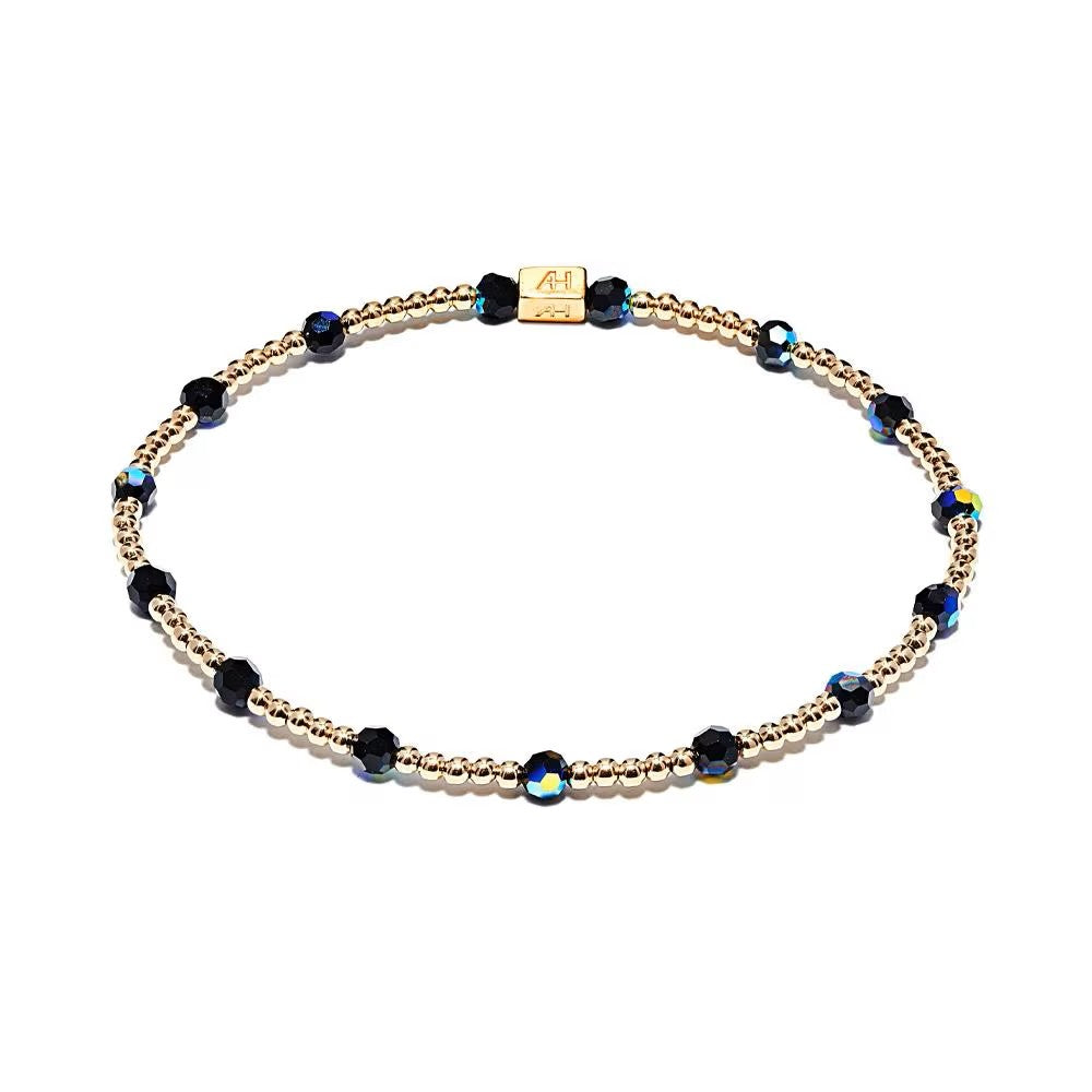 Annie Haak Mirage Black Crystal Gold Bracelet