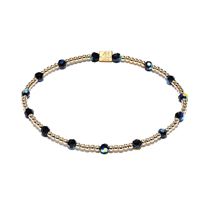 Annie Haak Mirage Black Crystal Gold Bracelet