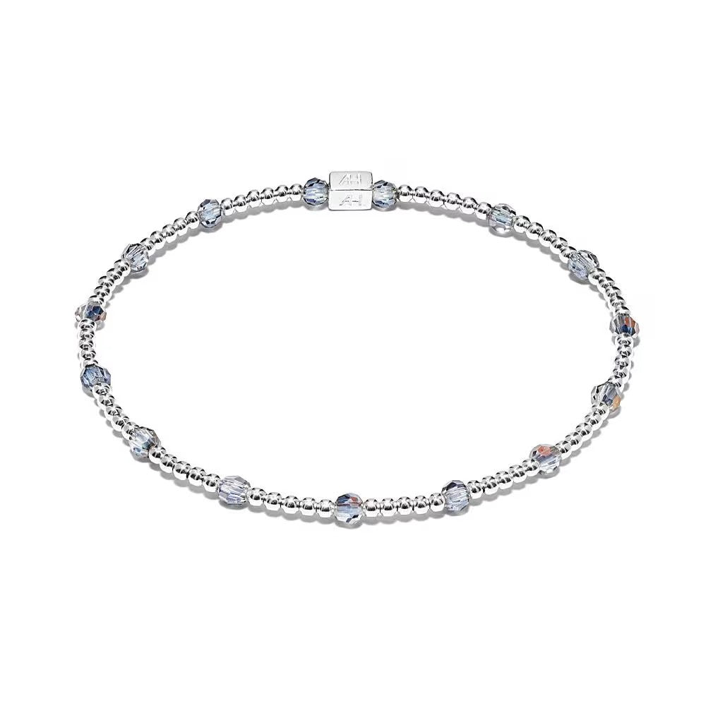 Annie Haak Mirage Storm Crystal Silver Bracelet B2694-17