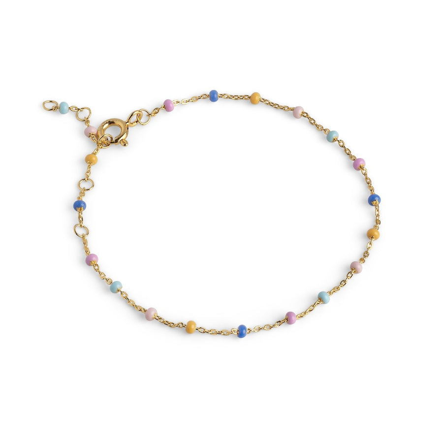 Enamel Copenhagen Lola Lolly Gold Bracelet. Item code B66G_2_lolly.