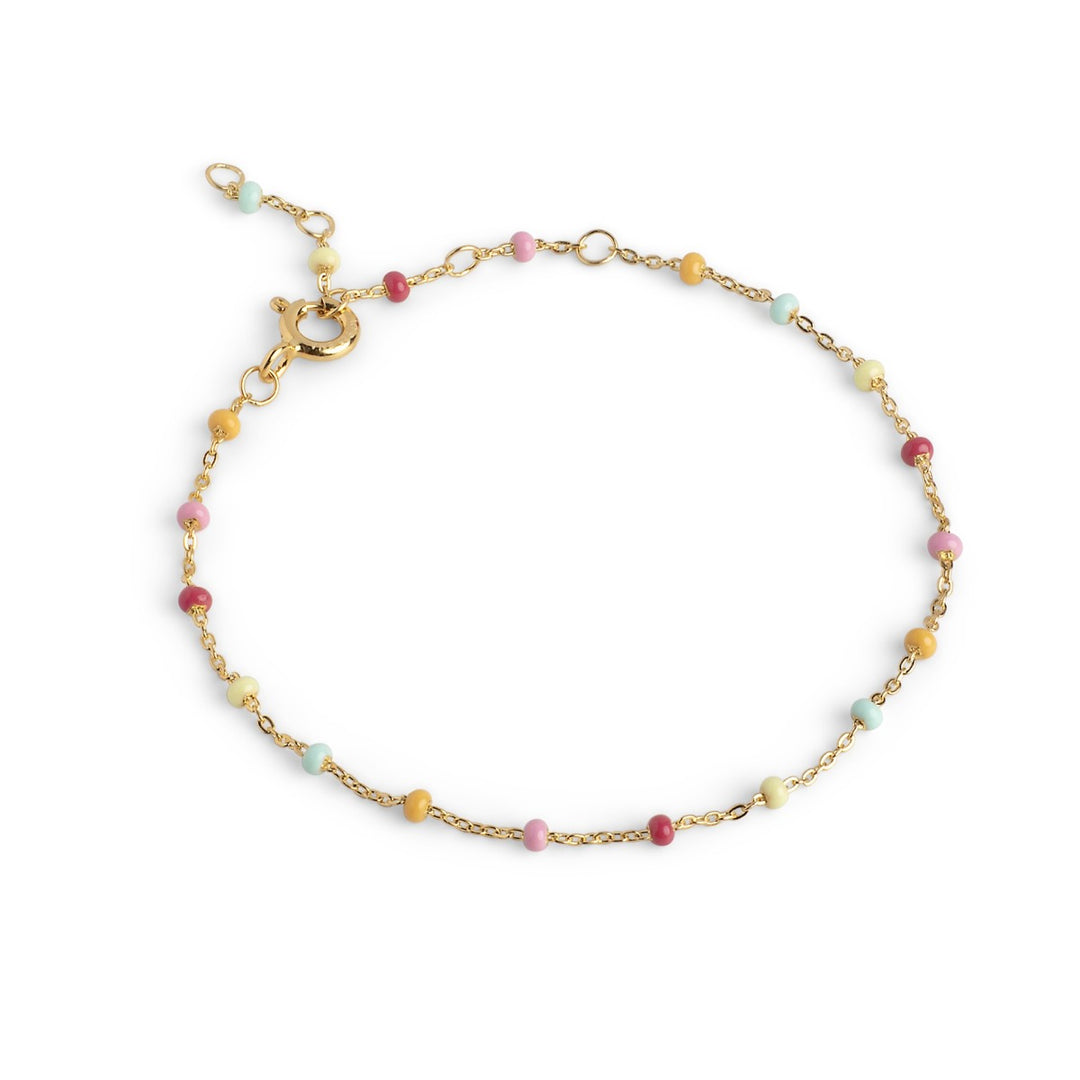 Enamel Copenhagen Lola Rainbow Gold Bracelet
