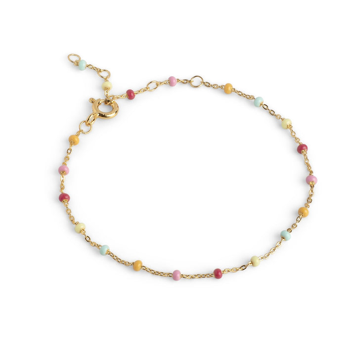 Enamel Copenhagen Lola Rainbow Gold Bracelet