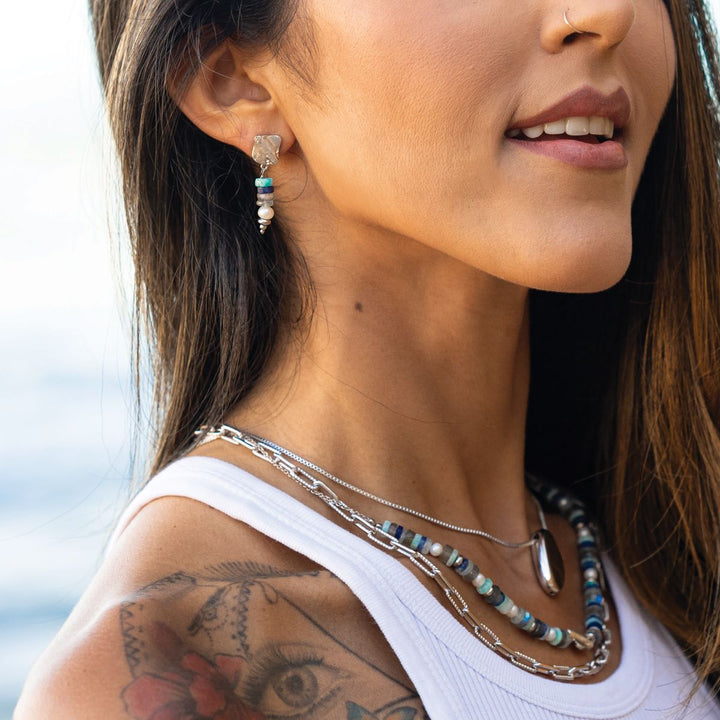 Sarah Alexander Bahama Blues Gemstone Earrings