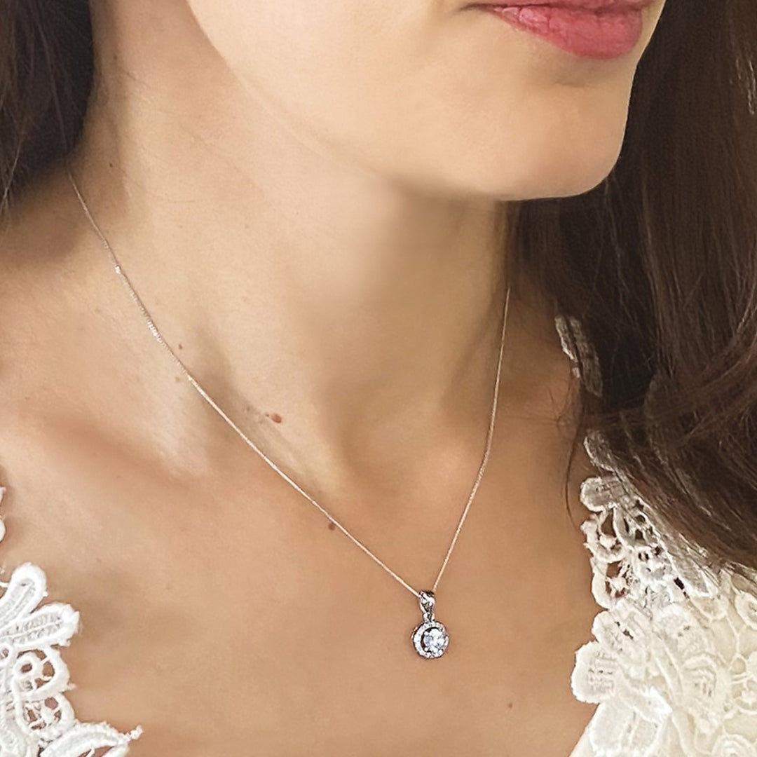 Ivory & Co Balmoral Crystal Dainty Pendant