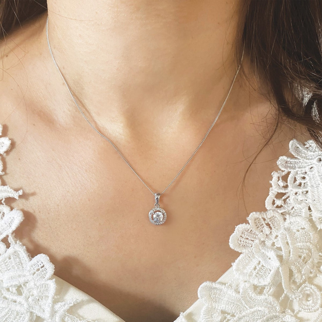 Ivory & Co Balmoral Crystal Dainty Pendant