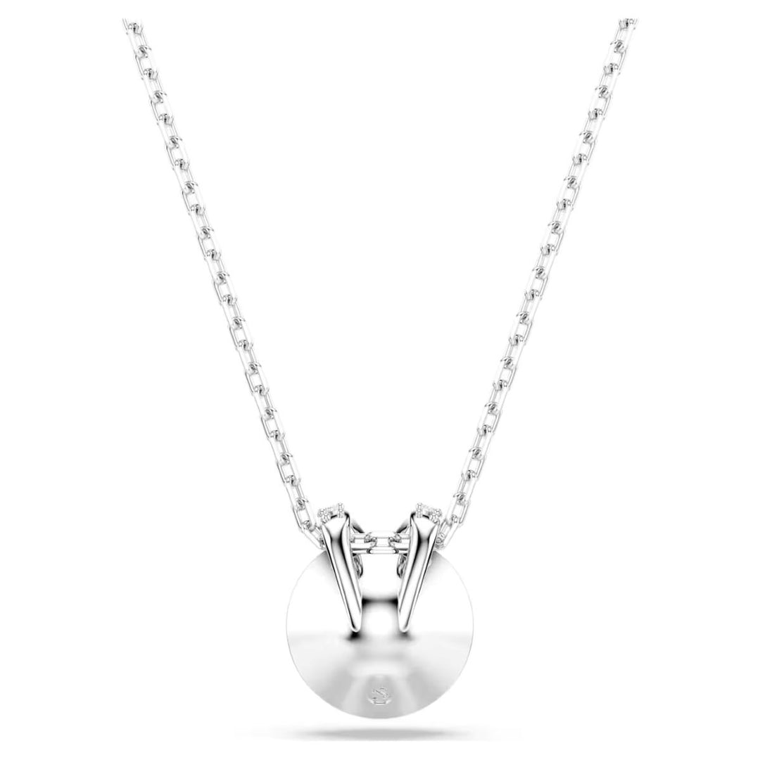 Swarovski Bella V Pendant Round Cut - Blue with Rhodium Plating - 5734232