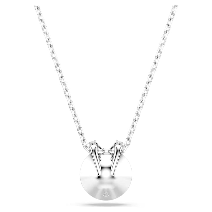 Swarovski Bella V Pendant Round Cut - Blue with Rhodium Plating - 5734232