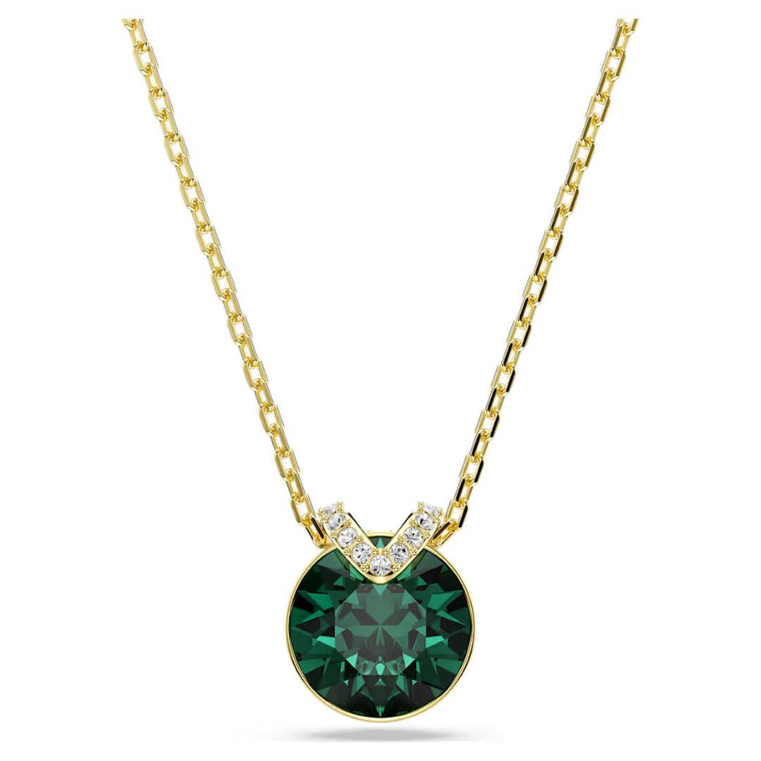 Swarovski Bella V Pendant - Green with Gold Tone Plating - 5735387