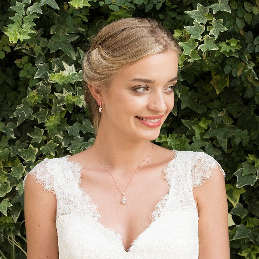 Ivory & Co Belmont Rose Earrings