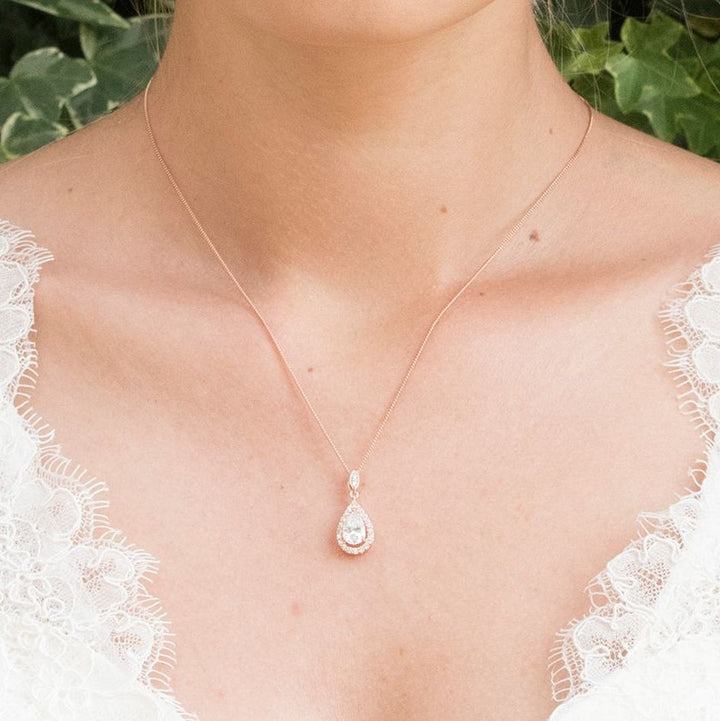 Ivory & Co Belmont Rose Pendant