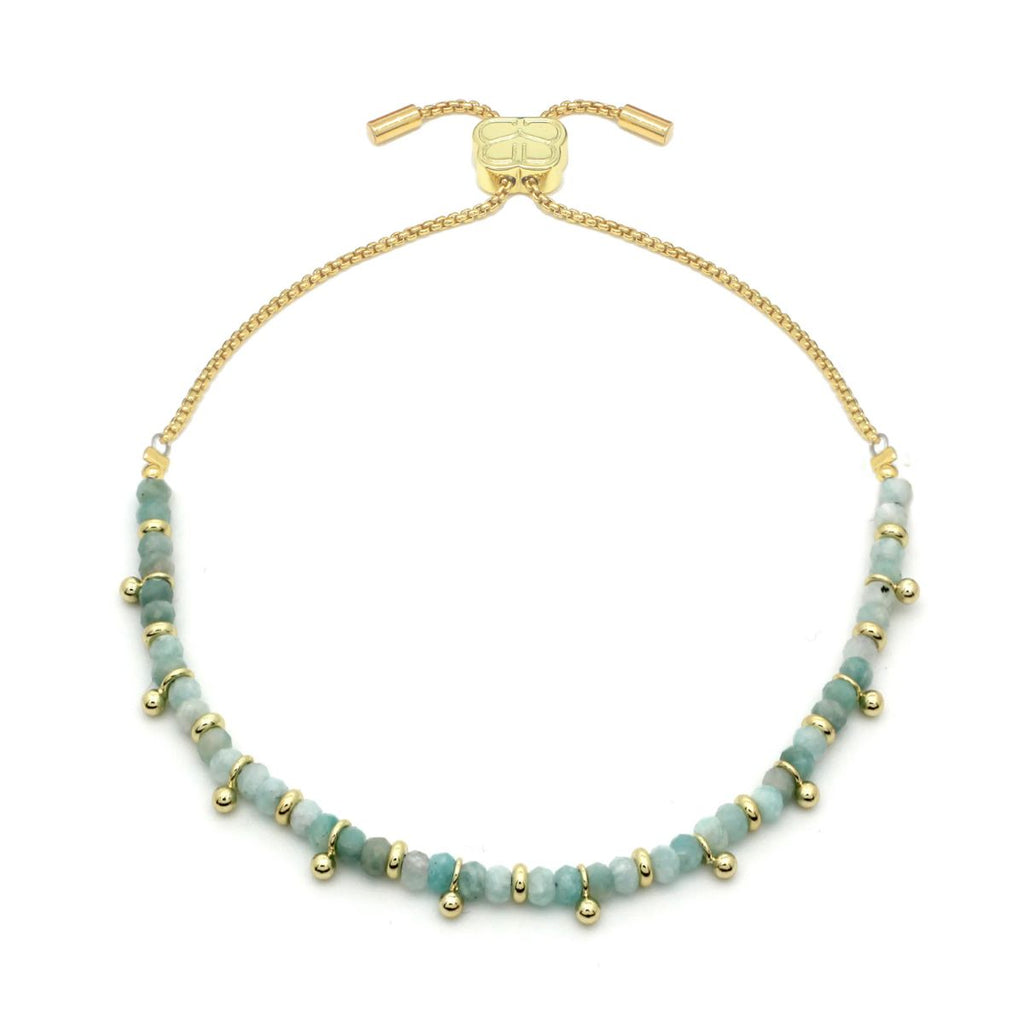 Harmony Amazonite Gemstone Slider Bracelet