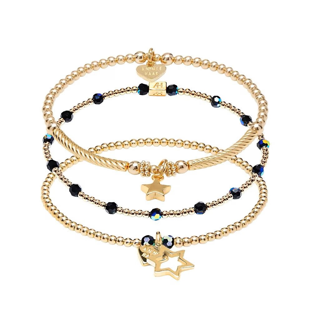Annie Haak Glitz Gold Bracelet Stack