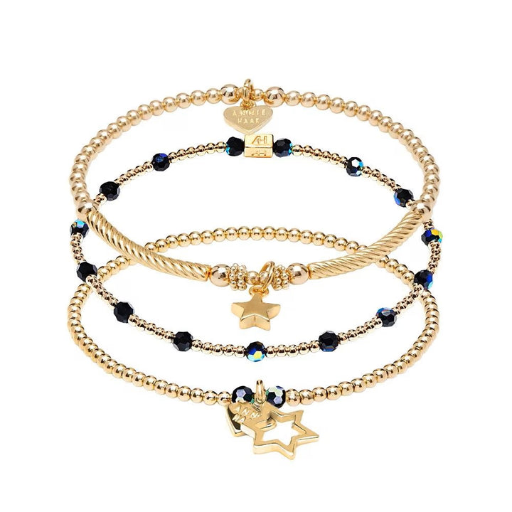 Annie Haak Glitz Gold Bracelet Stack