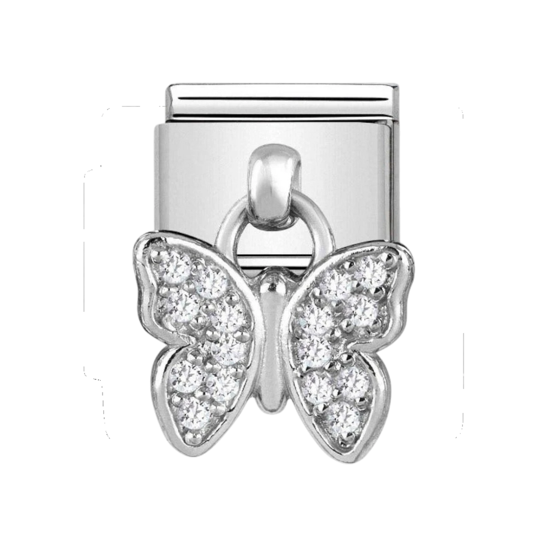 Nomination Classic Zirconia Butterfly Charm - 331800/16