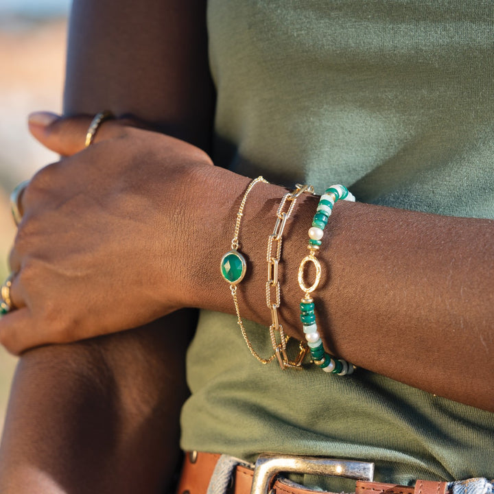 Sarah Alexander Byzantine Gemstone Bracelet