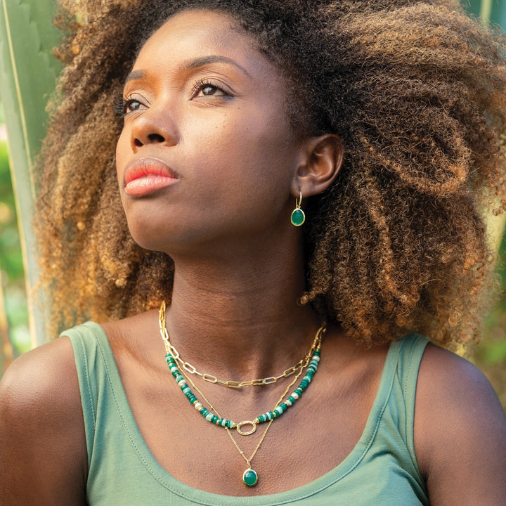 Sarah Alexander Byzantine Gemstone Necklace