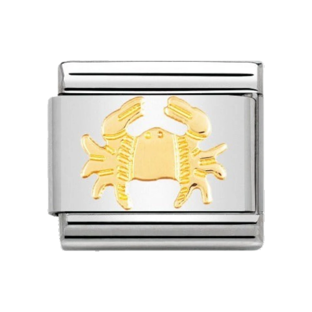Nomination Classic Cancer Charm - 18k Gold - 030104/04