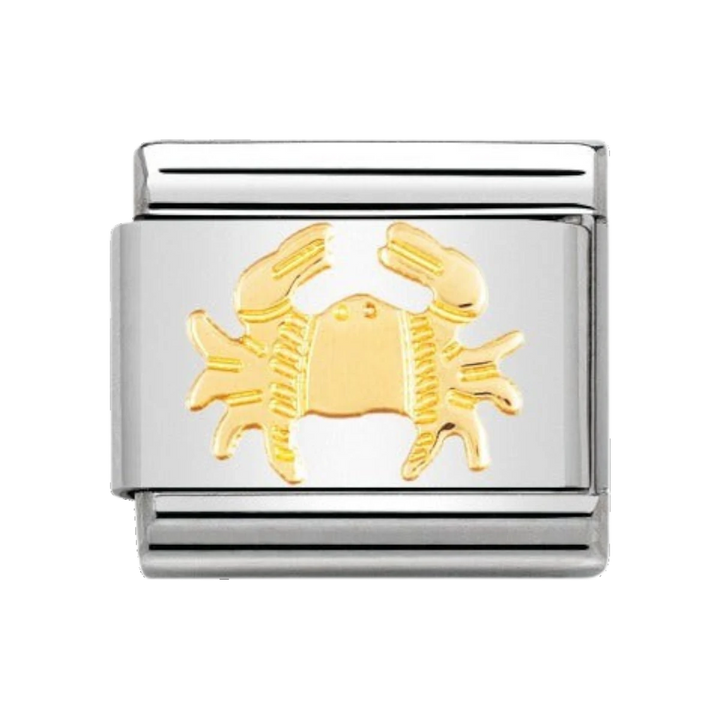 Nomination Classic Cancer Charm - 18k Gold - 030104/04
