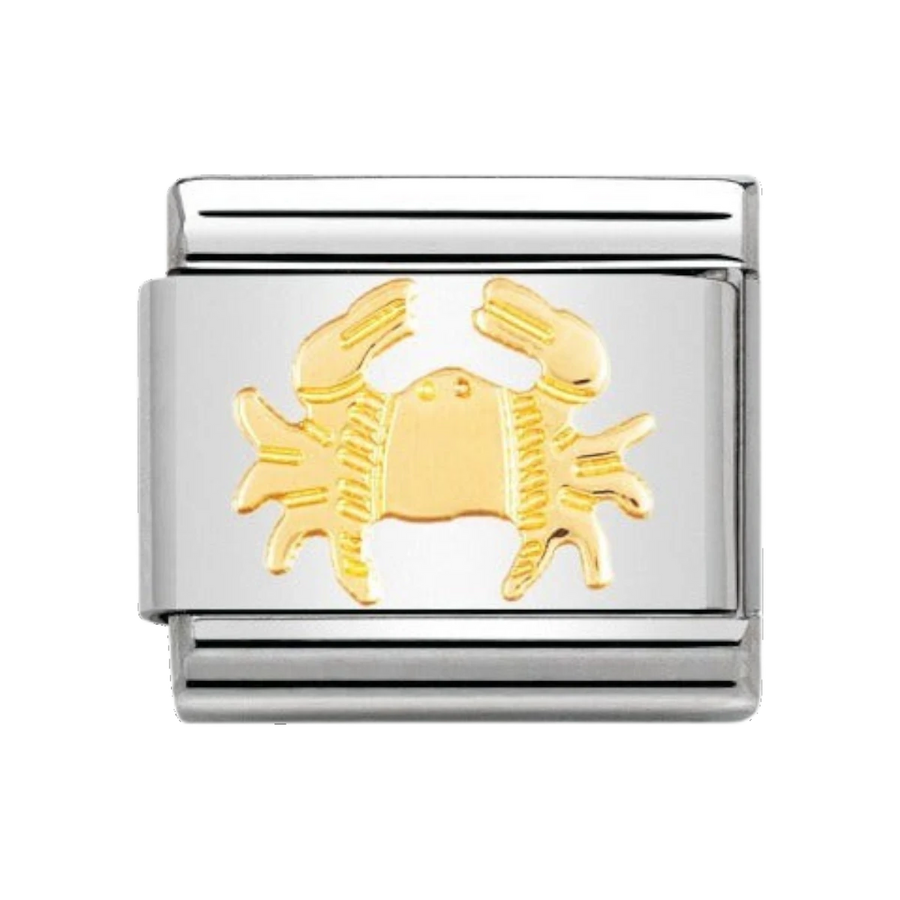 Nomination Classic Cancer Charm - 18k Gold - 030104/04