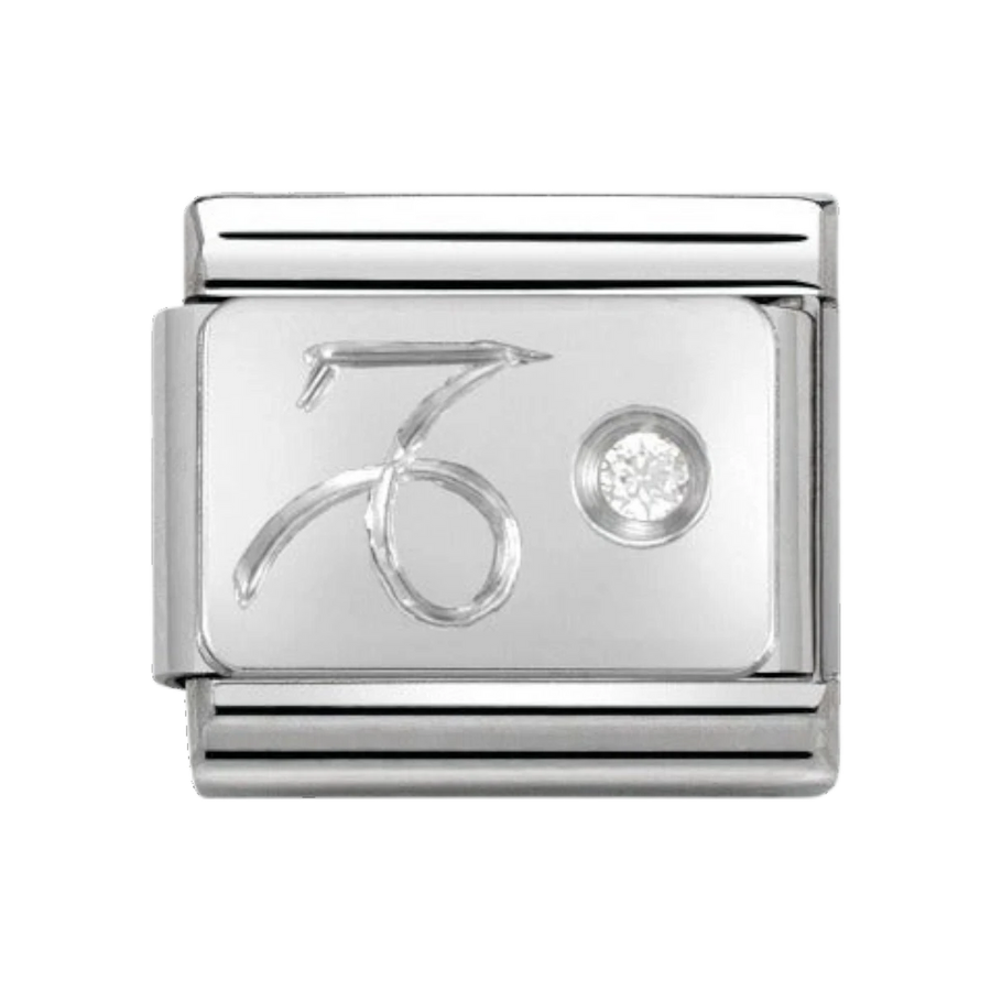 Nomination Silver and Zirconia Classic Capricorn Charm - 330302/10