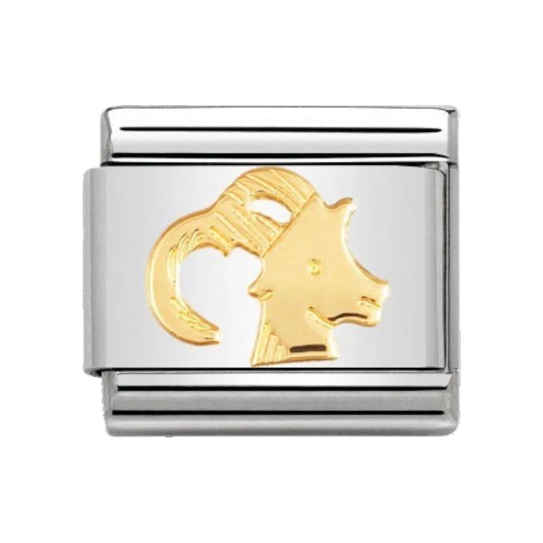 Nomination Classic Capricorn Charm - 18k Gold - 030104/10