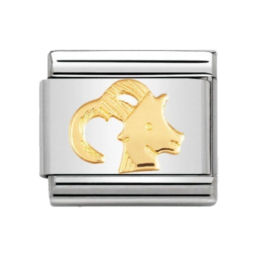 Nomination Classic Capricorn Charm - 18k Gold - 030104/10