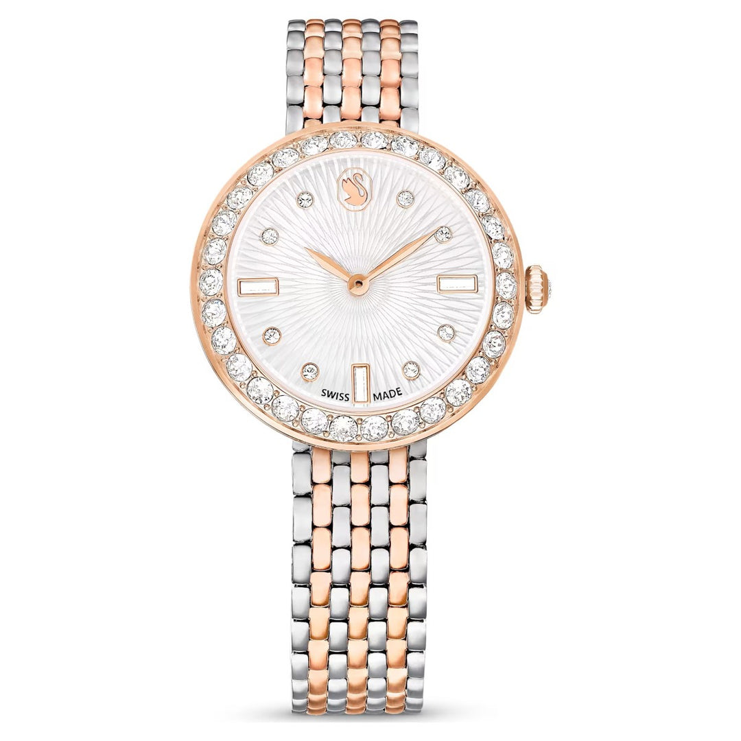 Swarovski Certa Watch Metal Bracelet - Rose Gold Tone Mixed Metal Finish 5672971