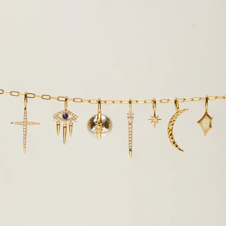 Ania Haie Gold Cross Charm NC048_31G