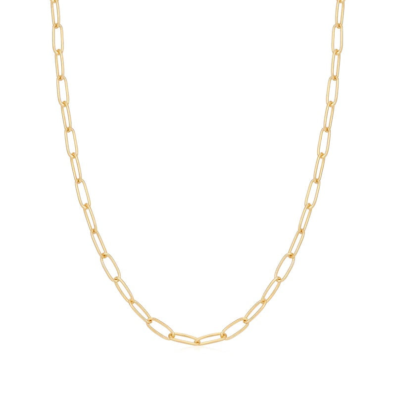 Ania Haie Gold Link Charm Chain Necklace N048_02G