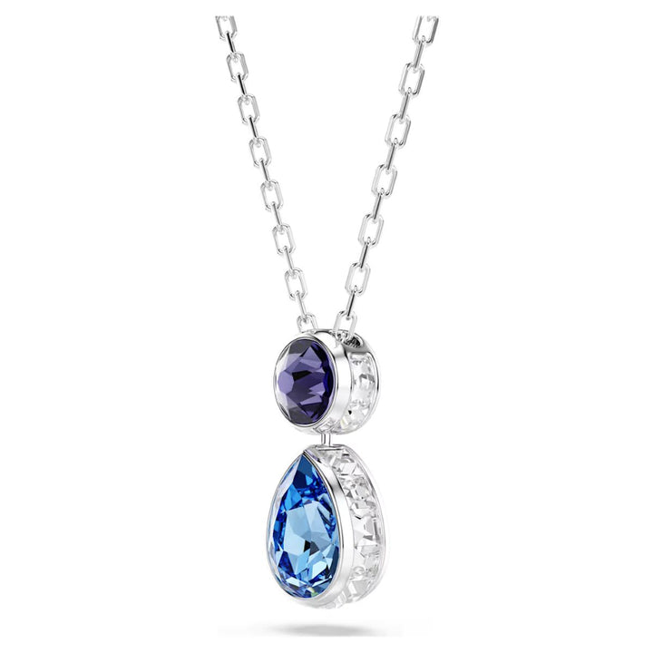Swarovski Chroma Pendant Mixed Cuts - Multicoloured with Rhodium Plating - 5738473