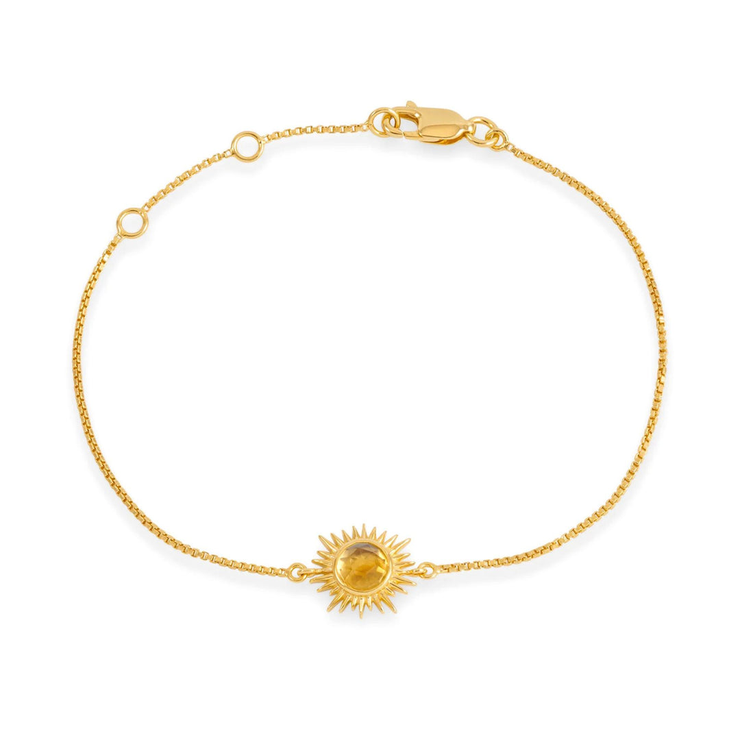Rachel Jackson Eternal Sun Citrine Bracelet Gold