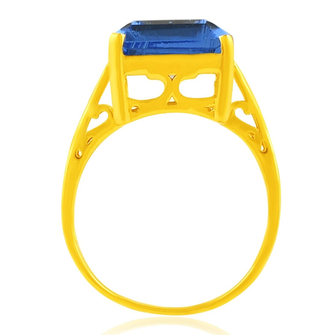 Shyla London Claudia Statement Ring - Blue