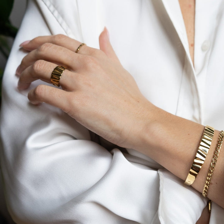 Coeur De Lion Classic Wave Bracelet - Silver