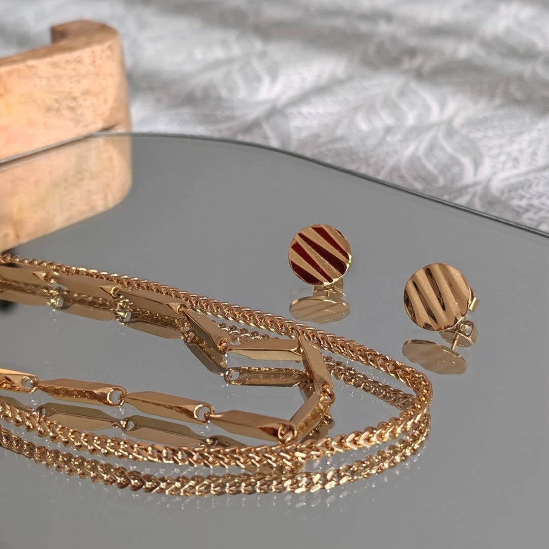 Coeur De Lion Twisted Layers Necklace - Gold - 0801101600