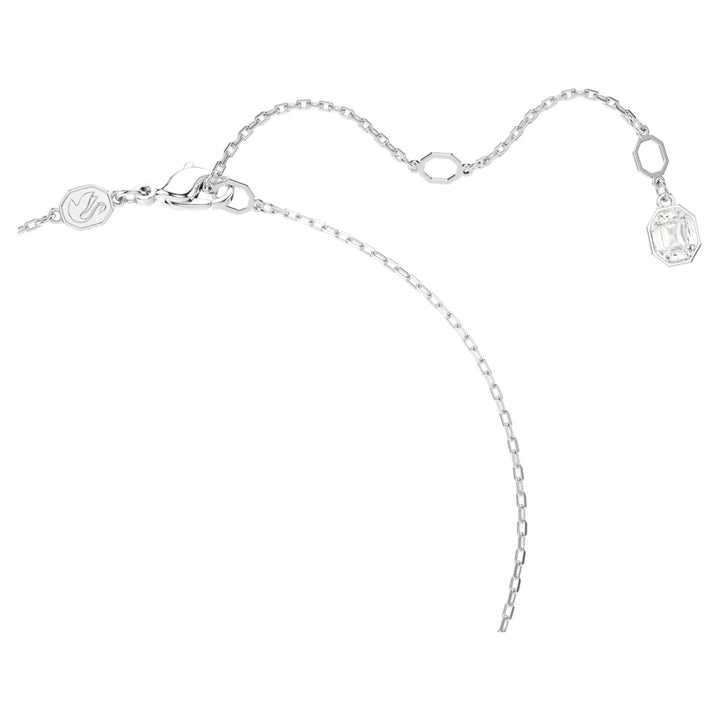 Swarovski Constella Round Cut Pendant - White with Rhodium Plating 5692261