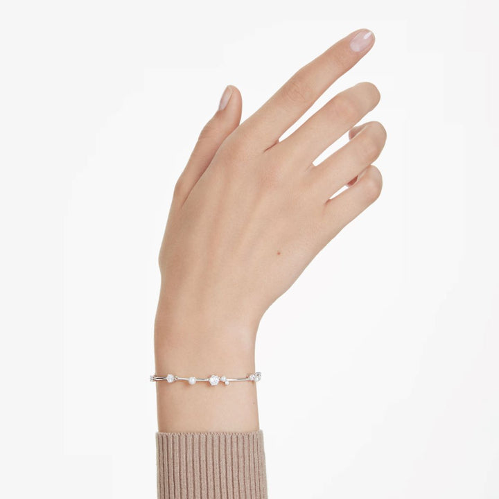 Swarovski Constella Tennis Bracelet Crystal Pearl - White Rhodium Plated - 5707511
