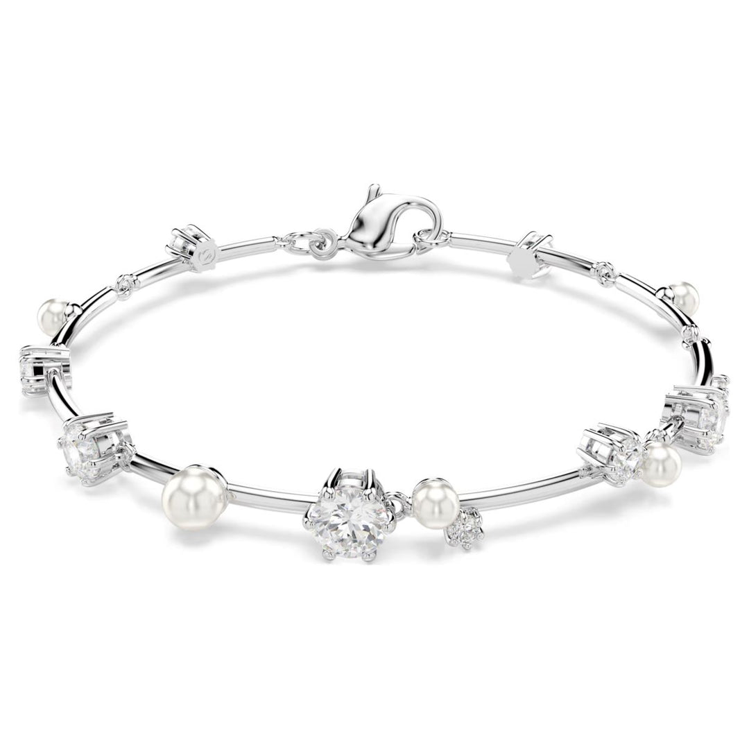 Swarovski Constella Tennis Bracelet Crystal Pearl - White Rhodium Plated - 5707511