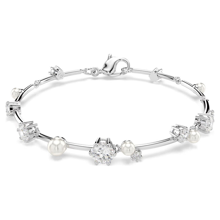 Swarovski Constella Tennis Bracelet Crystal Pearl - White Rhodium Plated - 5707511