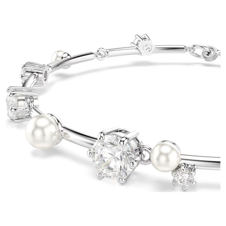 Swarovski Constella Tennis Bracelet Crystal Pearl - White Rhodium Plated - 5707511