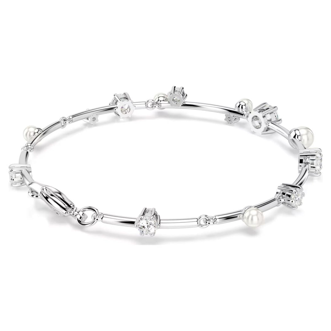 Swarovski Constella Tennis Bracelet Crystal Pearl - White Rhodium Plated - 5707511