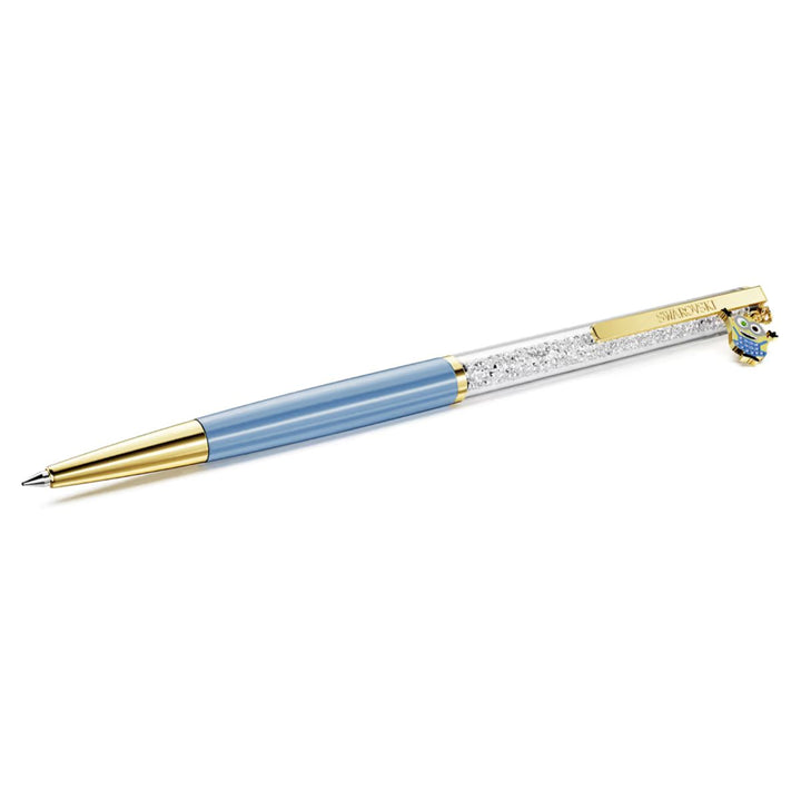 Swarovski Crystalline Ballpoint Pen Minions - Blue with Gold Tone Plating